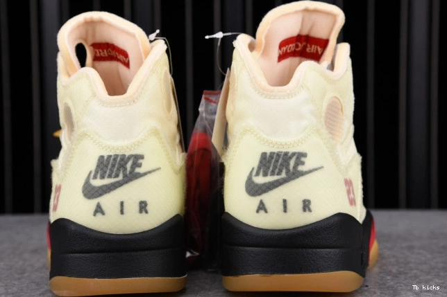 Reps TBK DH8565-100 OFF-WHITE Sail Jordan 5 Retro 0725